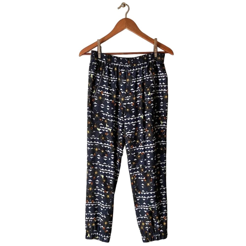 J. Crew Geometric Print Joggers Size 00 - Picture 1 of 7